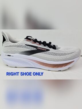 Brooks Womens Ghost 17 Running Shoe AMPUTEE - Size 8 D Wide - RIGHT SHOE ONLY